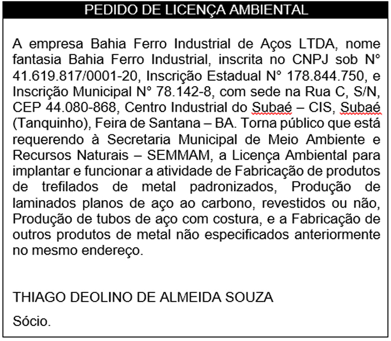 Licença ambiental 