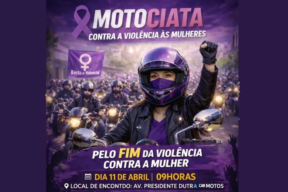 Município apoia 1ª Motociata contra a Violência às Mulheres em Feira de Santana