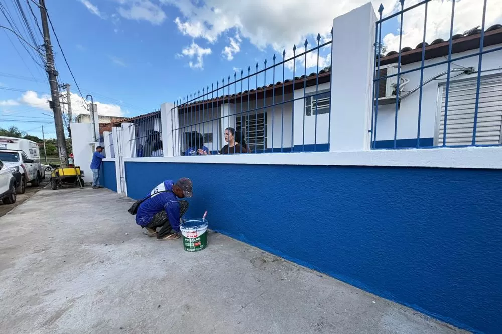 Reforma da USF Isaac Machado atinge 70% de conclusão