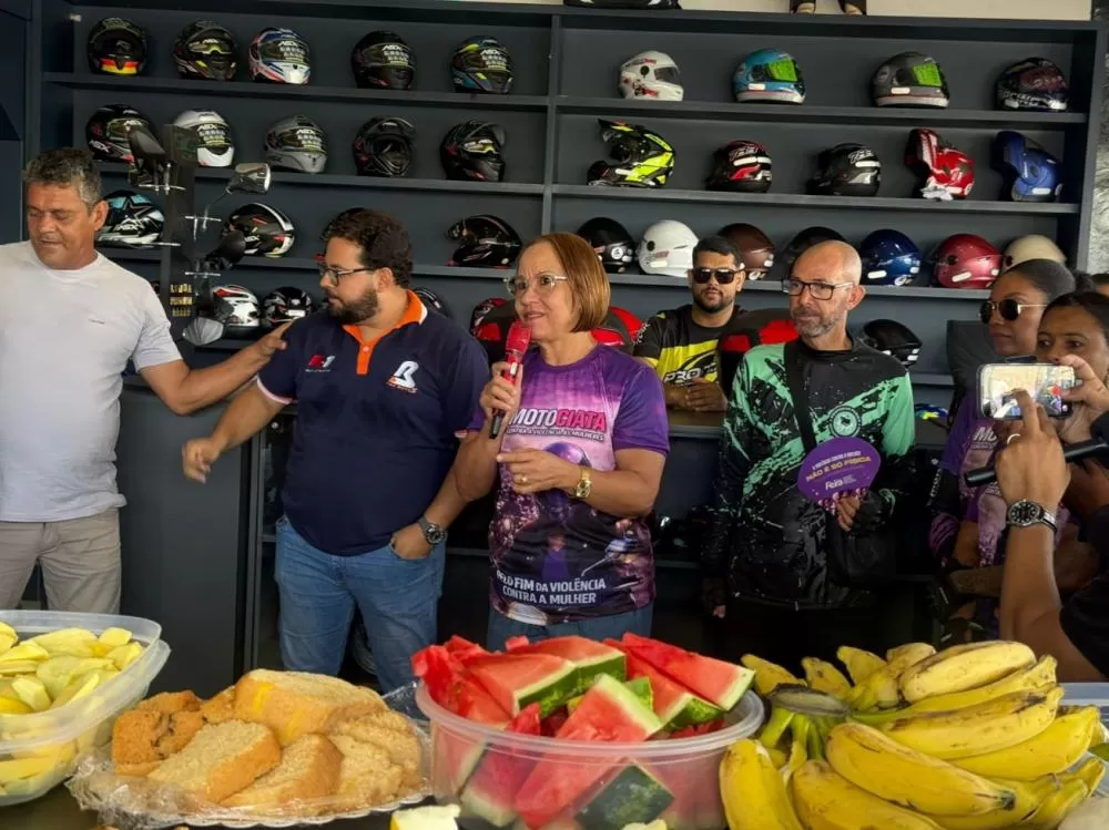 1ª Motociata Contra a Violência às Mulheres tem forte adesão de motoubers e mobiliza Feira de Santana