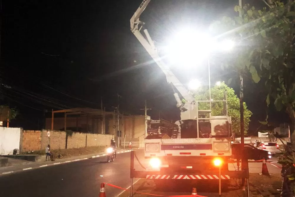 Iluminação pública de Feira de Santana é de quase 100% de LED