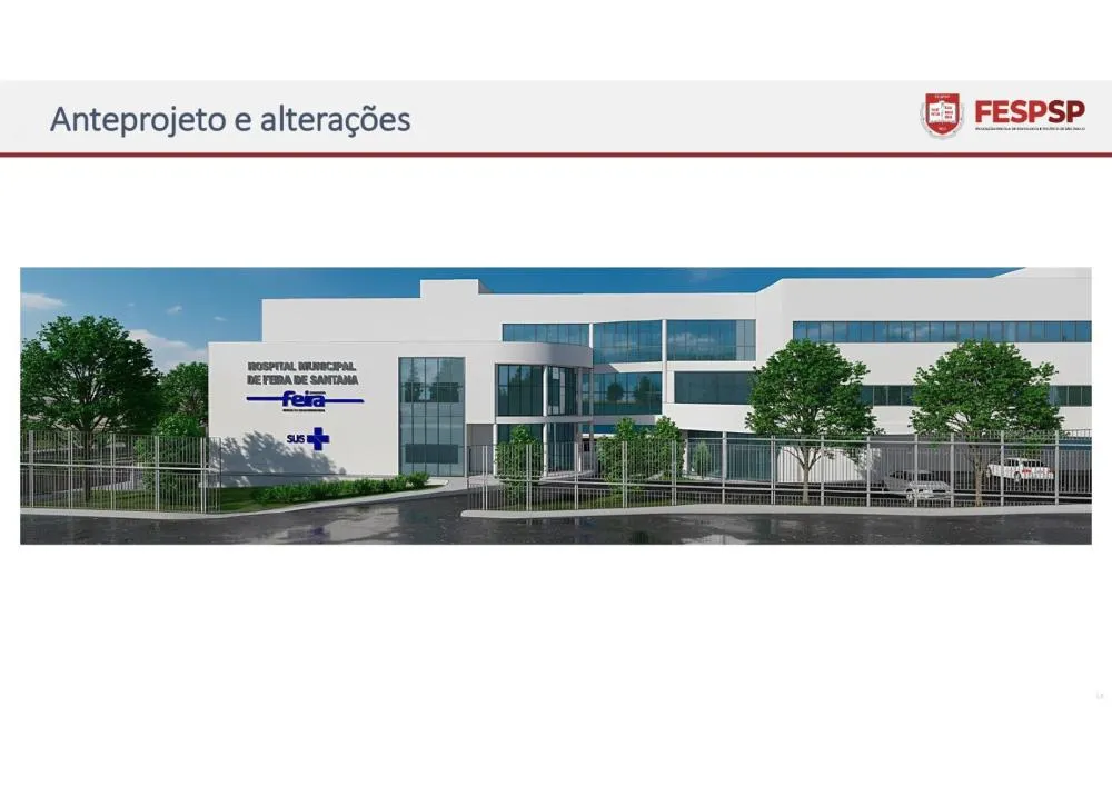Foto: Divulgação - Projeto do Hospital