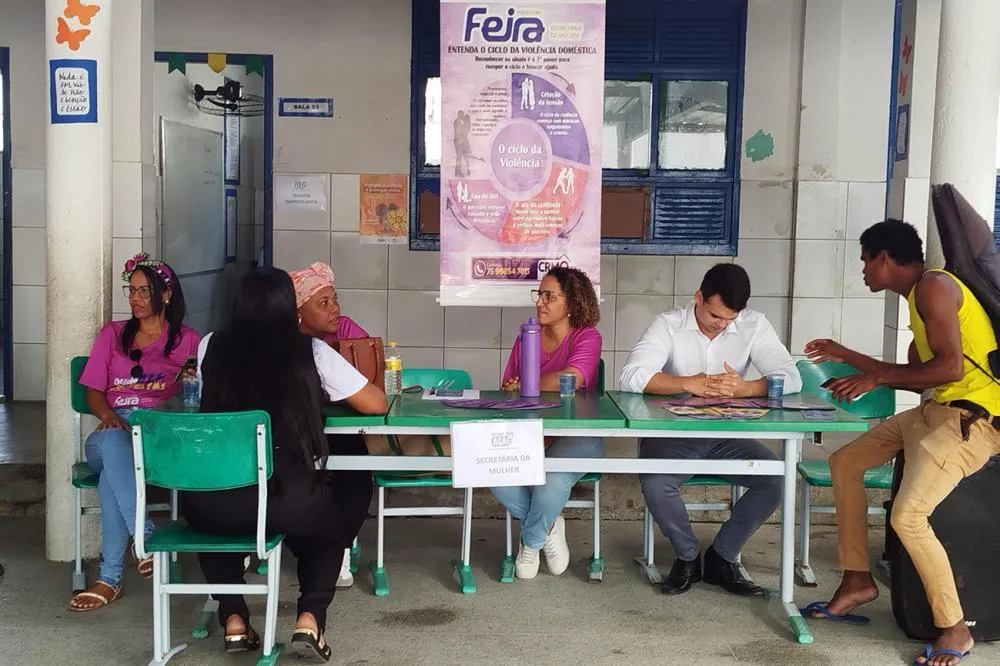 Secretaria da Mulher leva assistência jurídica e apoio psicossocial ao Feira em Ação no Novo Horizonte