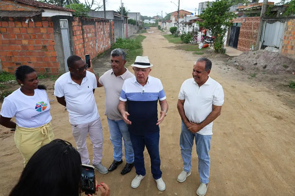 Prefeitura de Feira vai investir mais de R$ 5 milhões na pavimentação de 30 ruas da Lagoa do Subaé