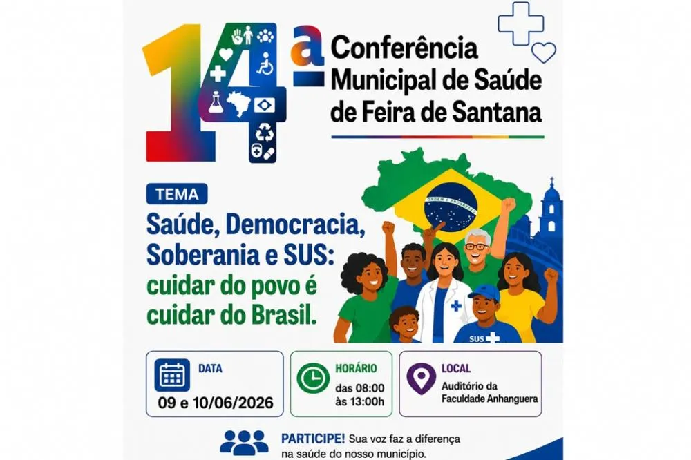 14ª Conferência Municipal de Saúde acontece nesta terça-feira (9) e quarta-feira (10)
