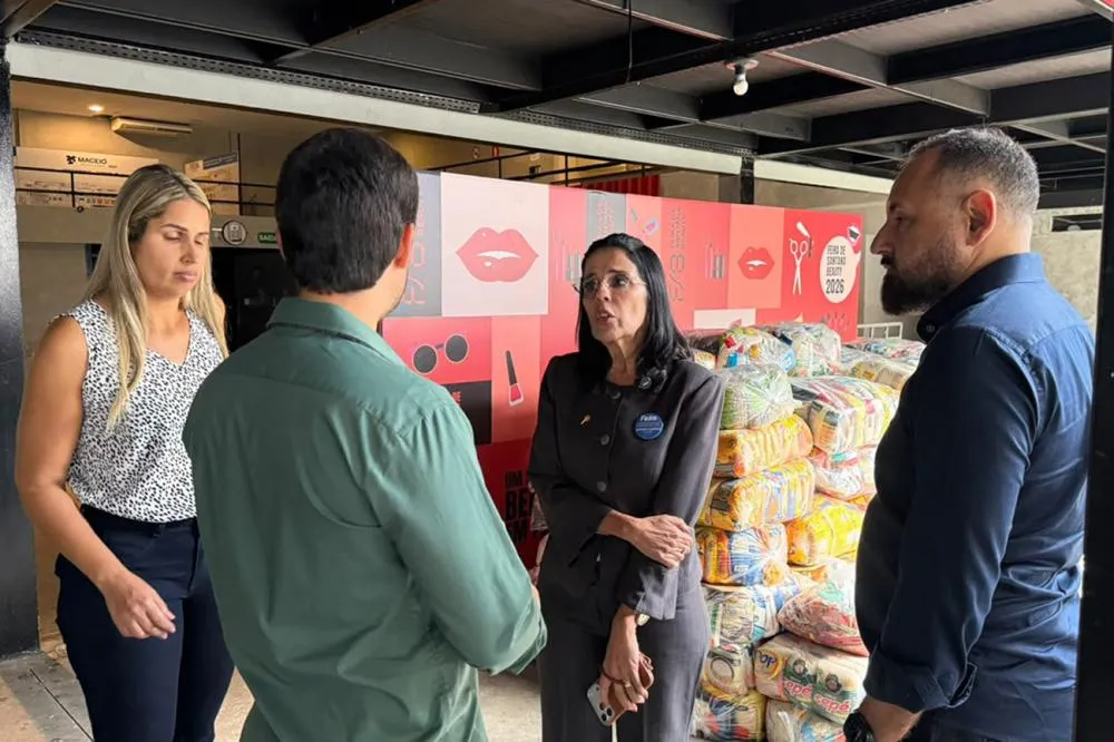 SEDESO recebe doação de alimentos por meio do Programa Mesa Brasil em parceria com a Feira de Santana Beauty