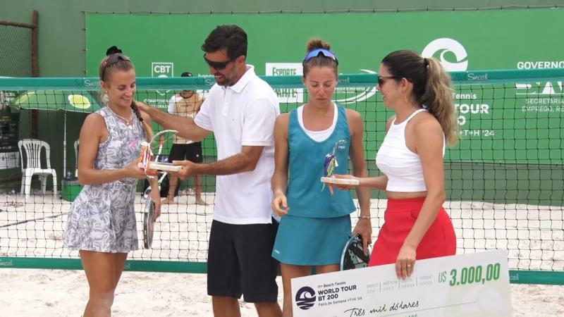 Campeões mundiais conquistam torneio Internacional de Beach Tennis em Feira