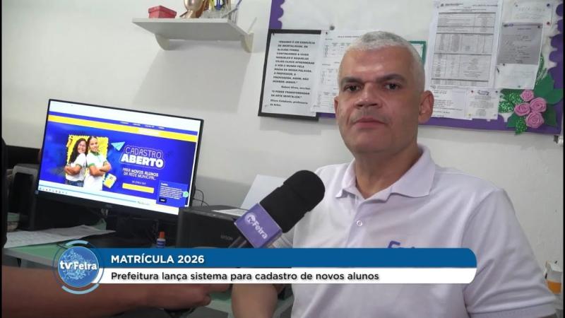 Secretaria Municipal de Educação lança sistema para cadastro de novos alunos para o ano de 2026